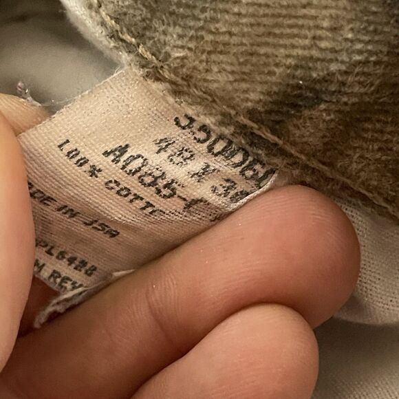 Vintage Wrangler Rugged Wear Jeans Mens 44x28 Advantage Leaf Camo Hunting Pants - Picture 9 of 13